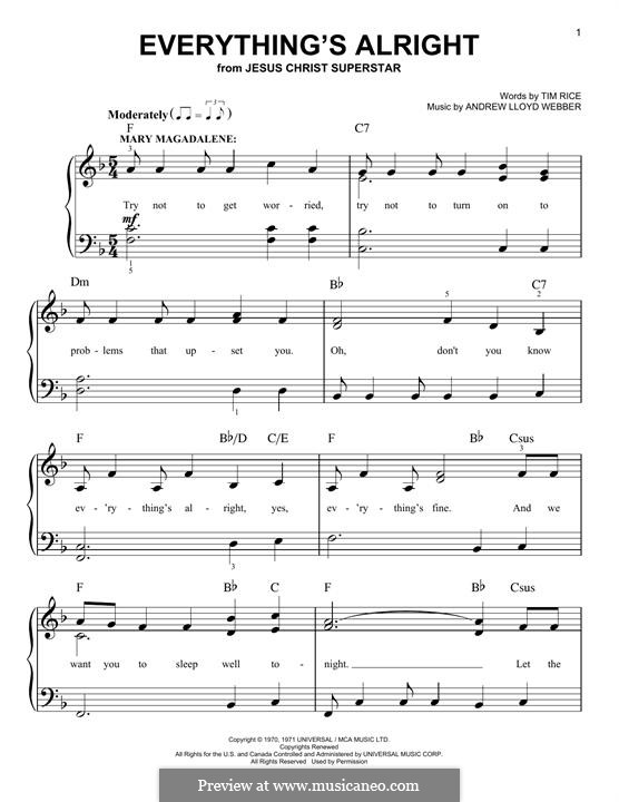 Everything s Alright Jesus Christ Superstar Por A L Webber Em M sicaNeo everything-s-alright-jesus-christ-superstar-por-a-l-webber-em-m-sicaneo