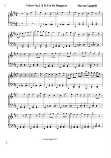 Valzers, Op.111: Valzer No.2 in Re Maggiore by Marzia Gaggioli