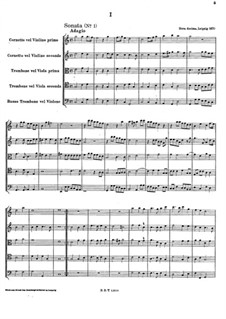 Sonatas for Winds and Strings: Sonatas for Winds and Strings by Johann Christoph Pezel