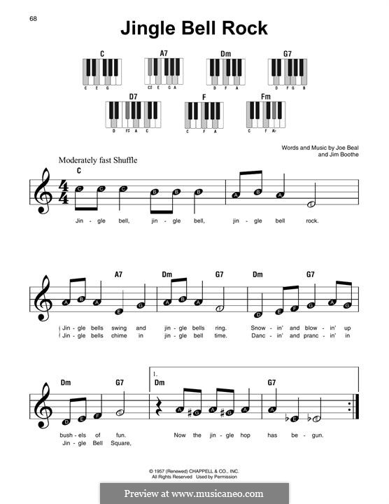 Piano version: Easy notes by Jim Boothe, Joe Beal