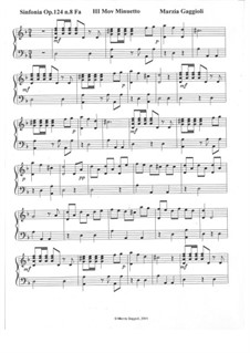 Sinfonia No.8 in Fa Maggiore, Op.124: III. Minuetto by Marzia Gaggioli