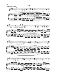 No.8 If the Little Flowers Only Knew: Para vocais e piano by Robert Schumann