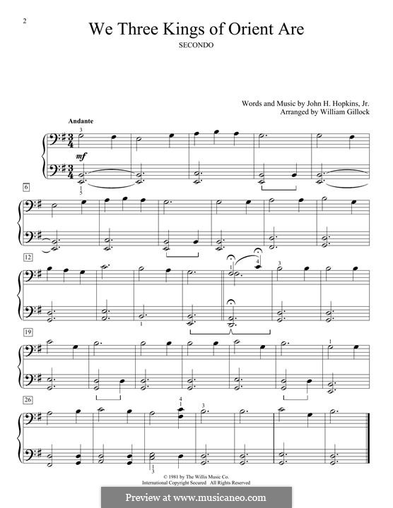 Piano version: para um único musico (Editado por H. Bulow) by John H. Hopkins Jr.