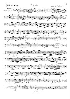 String Quartet No.2 in G Minor, Op.14: parte viola by Robert Volkmann