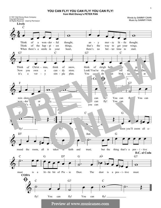 You Can Fly! You Can Fly! You Can Fly! (from Peter Pan) por S. Fain em