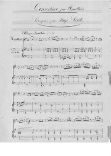Concertino for Oboe and Piano: Concertino for Oboe and Piano by Napoléon Coste