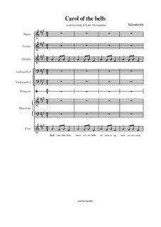 Ensemble version: para grande conjunto by Mykola Leontovych