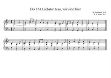 Liebster Jesu, wir sind hier (F-Dur) EG 161: Liebster Jesu, wir sind hier (F-Dur) EG 161 by Joachim Roller