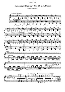 No.15 in A Minor, S.244: Para Piano by Franz Liszt