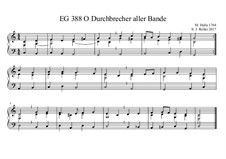 O Durchbrecher aller Bande (C-Dur) EG 388: O Durchbrecher aller Bande (C-Dur) EG 388 by Joachim Roller