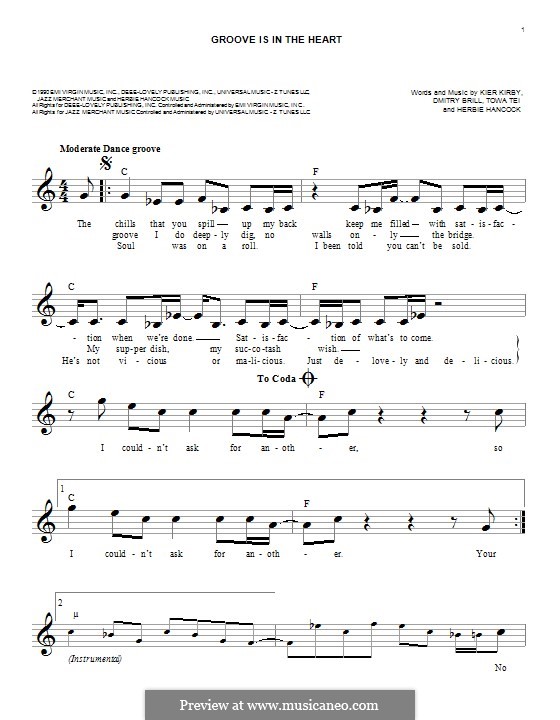 Groove is in the Heart (DeeeLite) por D. Brill, H. Hancock, K. Kirby
