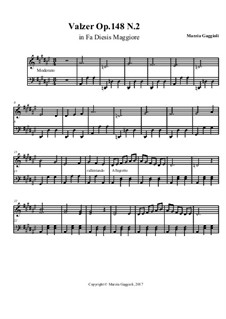Valzers, Op.148: Valzer No.2 in Fa Diesis Maggiore by Marzia Gaggioli