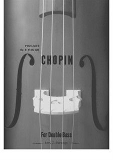 No.4 in E Minor: For double bass and piano by Frédéric Chopin