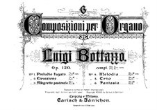 Six Compositions for Organ, Op.120: No.5 Trio by Luigi Bottazzo