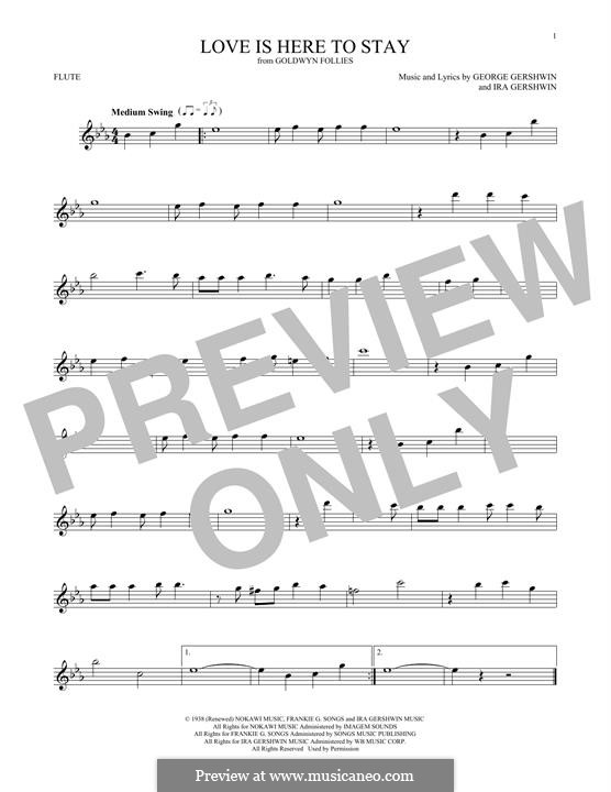 Instrumental version: para flauta by George Gershwin