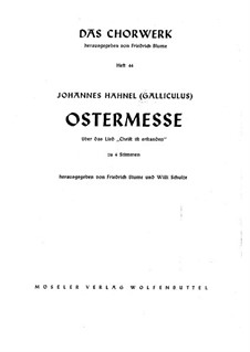 Easter Mass: Easter Mass by Johannes Galliculus