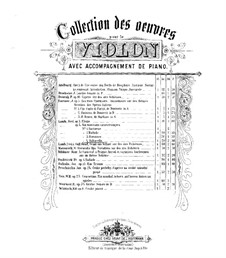 Saltarello for Violin and Piano, Op.4 No.4: Score by Ferdinand Laub