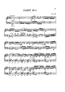 Gavotte for Piano No.3 in B Minor, Op.109: Gavotte for Piano No.3 in B Minor by Benjamin Godard