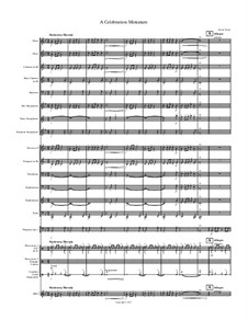 A Celebration Miniature: For concert band (Grade 0.5) by Aaron Fonzi