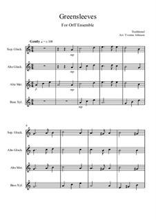 Chamber version: For orff ensemble by folklore