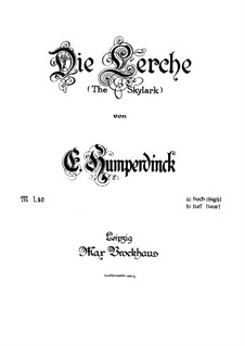 The Skylark, EHVW 127: The Skylark by Engelbert Humperdinck