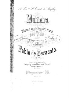 Muiñeira, Op.32: Partitura completa by Pablo de Sarasate