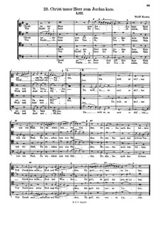 Christ unser Herr zum Jordan Kam: Christ unser Herr zum Jordan Kam by Wolff Heintz