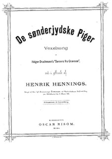 De sønderjydske Piger: De sønderjydske Piger by Henrik Hennings