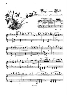 Musikalisches Bilderbuch, Op.41: Birds in the Wood (Petits oiseaux des branches) by Alexis Hollaender