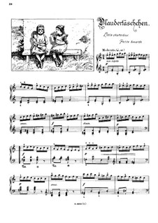 Musikalisches Bilderbuch, Op.41: Little Chatterbox (Petite bavarde) by Alexis Hollaender