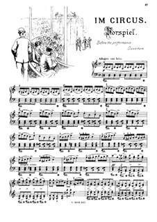 Musikalisches Bilderbuch, Op.41: Im Zirkus. Vorspiel und Hohe Schule by Alexis Hollaender