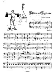 Musikalisches Bilderbuch, Op.41: Acrobates and Athletic Sports (Acrobates et athlètes) by Alexis Hollaender