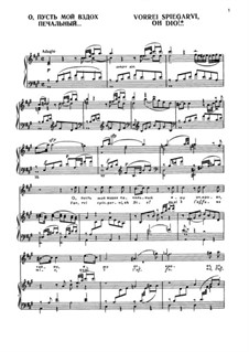 Vorrei spiegarvi, oh Dio, K.418: Para vocais e piano by Wolfgang Amadeus Mozart