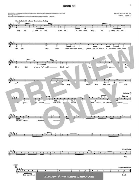 Rock On: melodia by David Essex