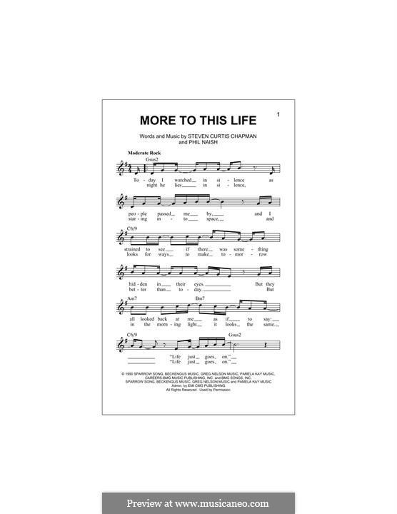 More to This Life: melodia by Phil Naish