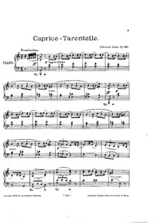 Caprice-Tarentelle, Op.190: Caprice-Tarentelle by Theodore Lack