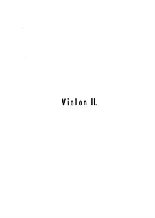 String Quartet in A Major, Op.24: violino parte II by Anton Simon