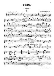 Piano Trio in D Major, Op.32: parte do violino by Stephan Krehl