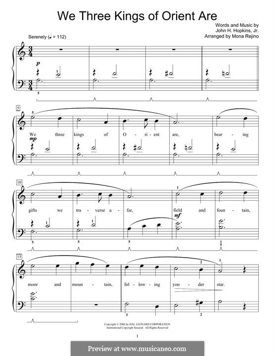 Piano version: para um único musico (Editado por H. Bulow) by John H. Hopkins Jr.