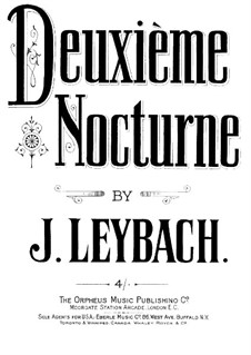 Nocturne No.2 in D Flat Major, Op.4: Para Piano by Joseph Leybach
