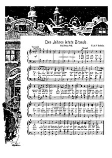 Des Jahres letzte Stunde: Des Jahres letzte Stunde by Johann Abraham Schulz