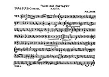 Admiral Farragut: Cornets II, III parts by Frank Hoyt Losey