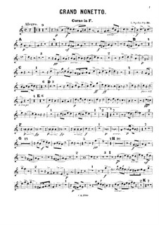 Grand Nonet, Op.31: parte trompa by Louis Spohr