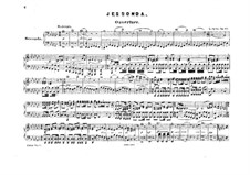 Jessonda: para piano de quadro mãos by Louis Spohr