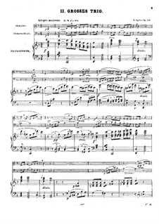 Grand Piano Trio No.2 in F Major, Op.123: Partitura completa by Louis Spohr