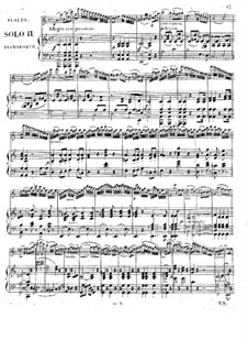 Three Grand Solos for Flute and Piano ad libitum, Op.57: Solos No.2-3 – score by Friedrich Kuhlau