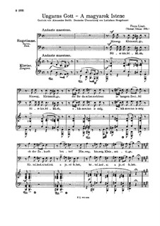 A magyarok Istene, S.339: A magyarok Istene by Franz Liszt
