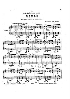 Cadmus et Hermione, LWV 49: Rondo. Arrangement for piano by Jean-Baptiste Lully