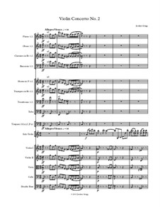 Violin Concerto No.2: Violin Concerto No.2 by Jordan Grigg
