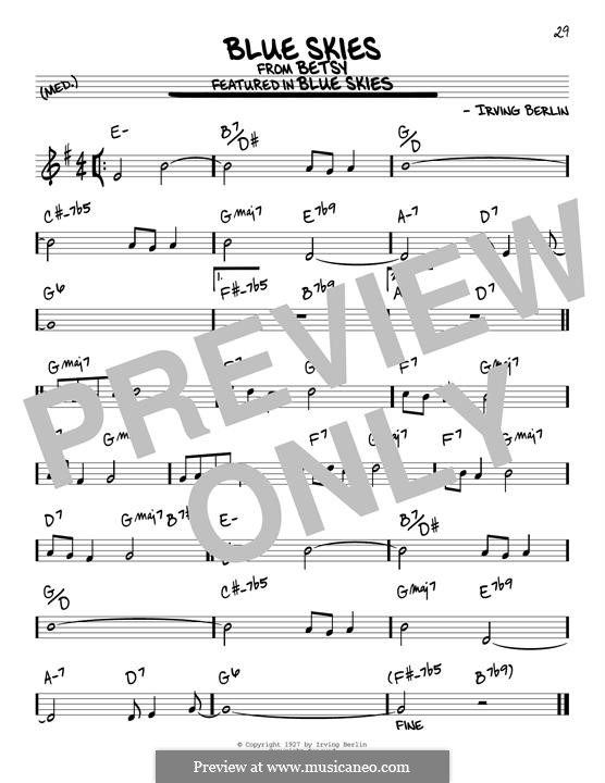 Blue Skies: Para Guitarra by Irving Berlin